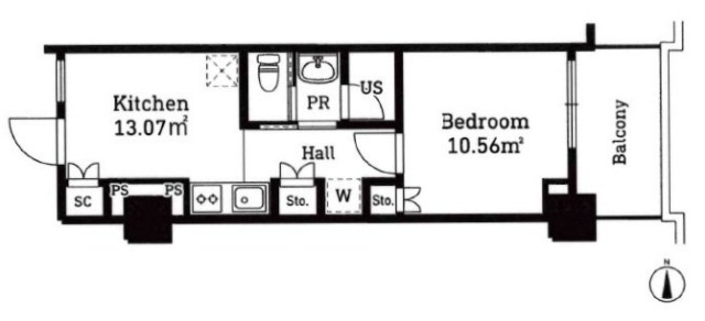 co-ba ebisu RESIDENCE(JPnoie恵比寿西1階・2階)215 間取り図
