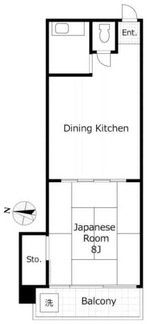 昌英ビル303 間取り図