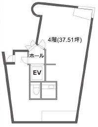 赤坂プラザ4F 間取り図