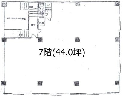 第一銀座ビル7F 間取り図