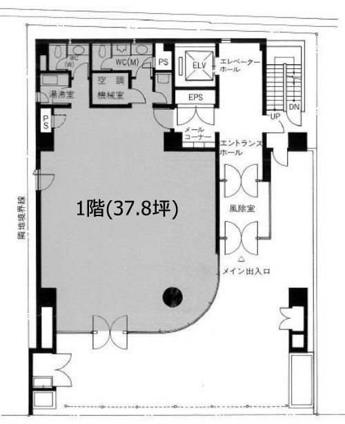 第2中村ビル1F 間取り図