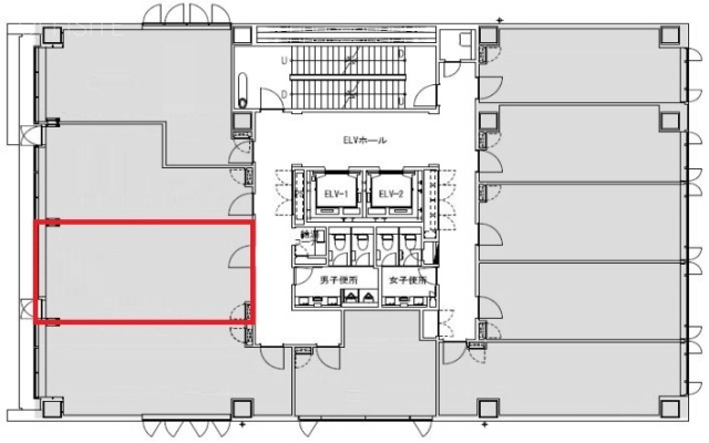 クロスオフィス三田403 間取り図