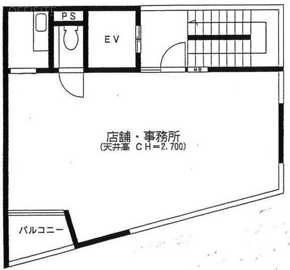 J'sビル上原5F 間取り図