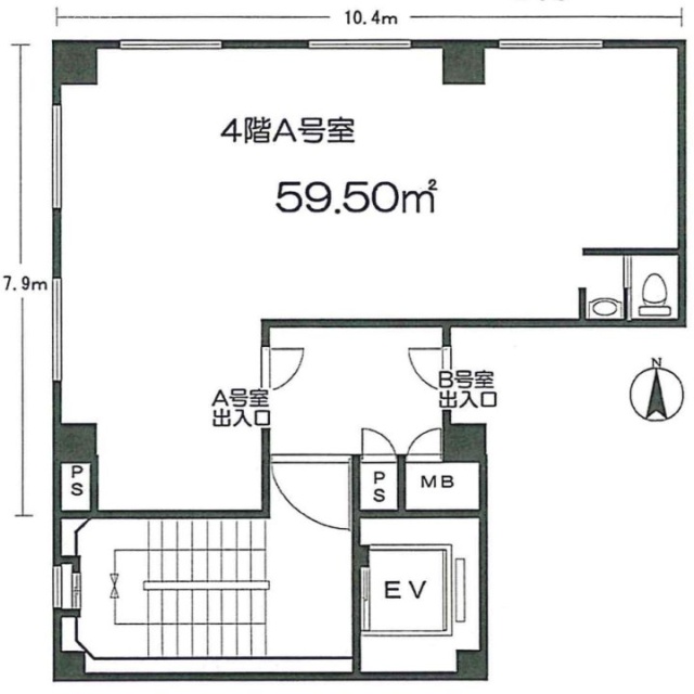 高橋ビルA 間取り図