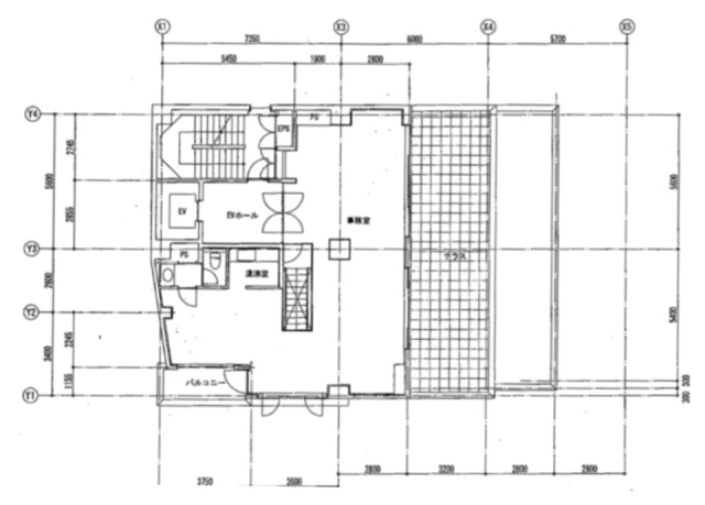 市ヶ谷ガーデンプラザビル4F 間取り図