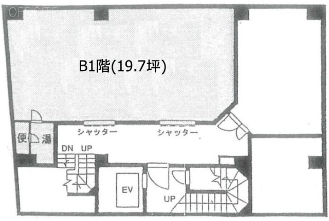 学友社ビルB1F 間取り図