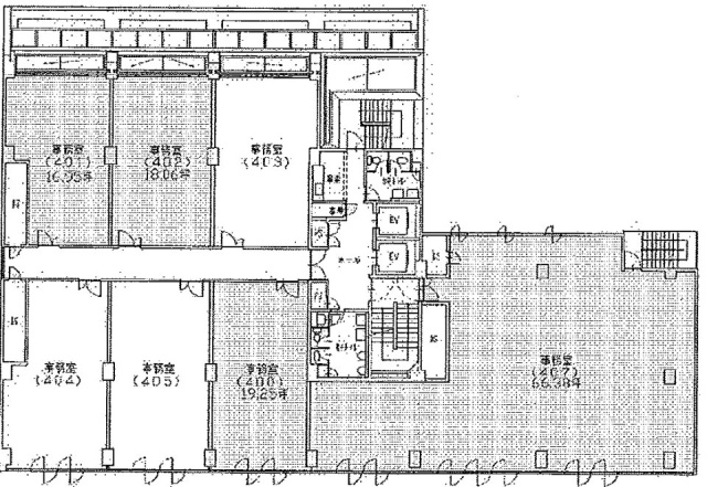 共同ビル銀座7丁目406 間取り図