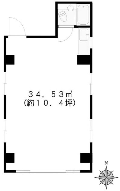 シンセイビル30A 間取り図
