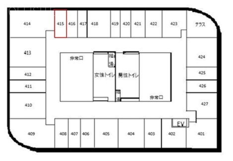 麻布台ヒルズレジデンスB415 間取り図