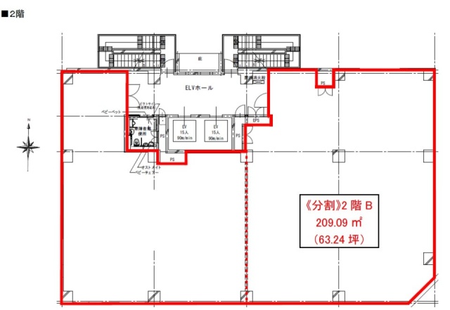 コネクト所沢ビルB 間取り図