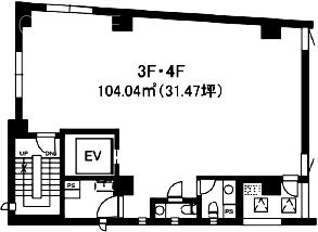 SKCビル3F 間取り図