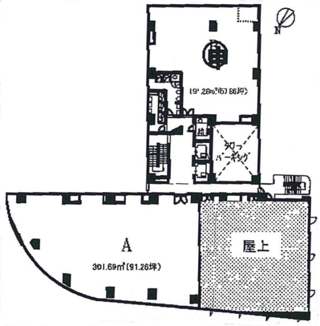 水天宮北辰ビルA 間取り図