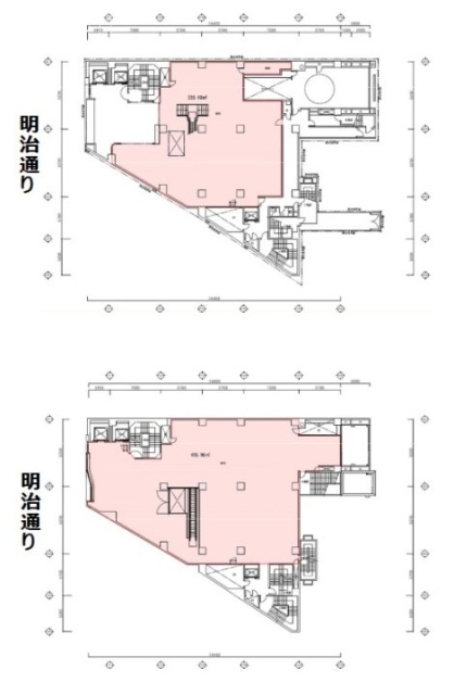 池袋とうきゅうビル1F～2F 間取り図