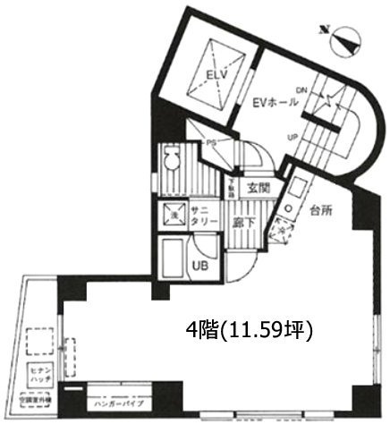 三晃ビル401 間取り図