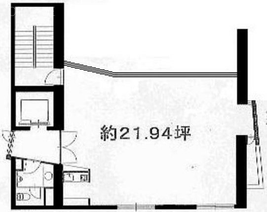 RABANKAⅢビル2F 間取り図
