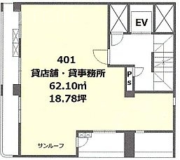 リバーシティビル401 間取り図