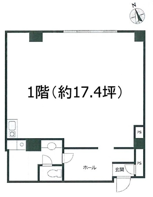 サンライズ千駄木1F 間取り図