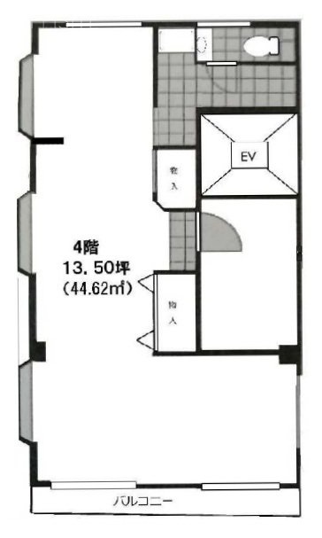 友高(ゆたか)ビル4F 間取り図