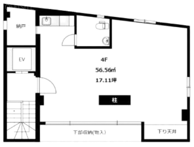 ヒルトップ神宮前4F 間取り図