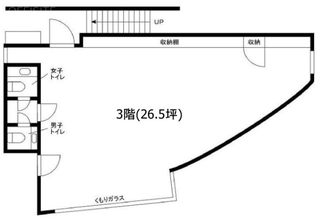 青葉台スタジオ3F 間取り図