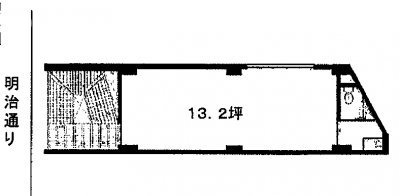 神宮前KSビル2F 間取り図