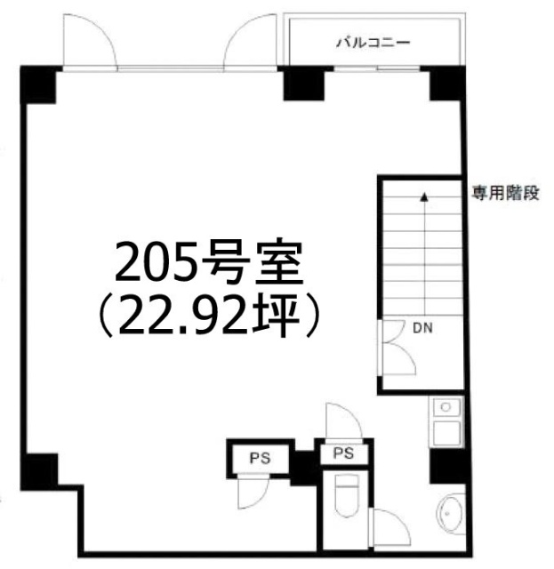 ステージファースト八王子205 間取り図