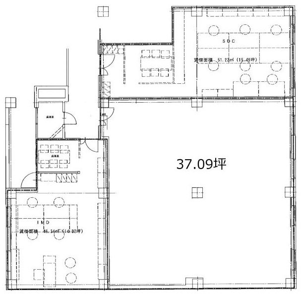 西新宿KIHビル3F 間取り図