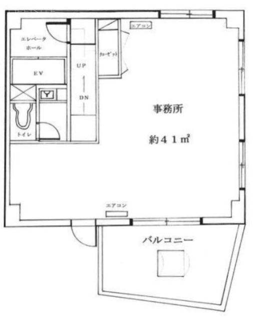 エスダブルビル7F 間取り図