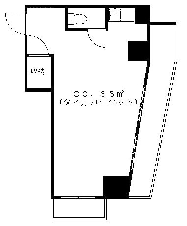 池袋陽光ハイツ306 間取り図