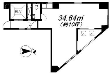 下総屋ビル3F 間取り図