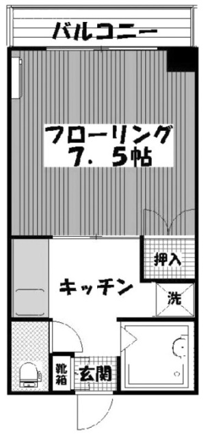 第3ハルタビル303 間取り図