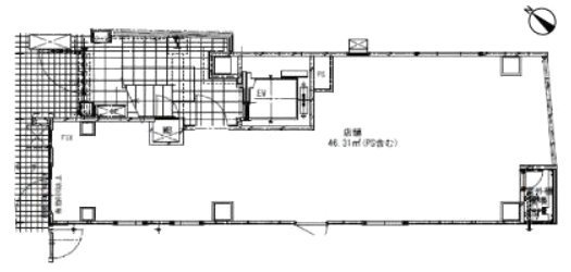 麹町駅前ヒルトップ1F 間取り図