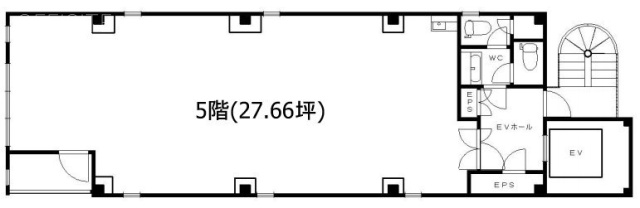岩本町SYビル5F 間取り図