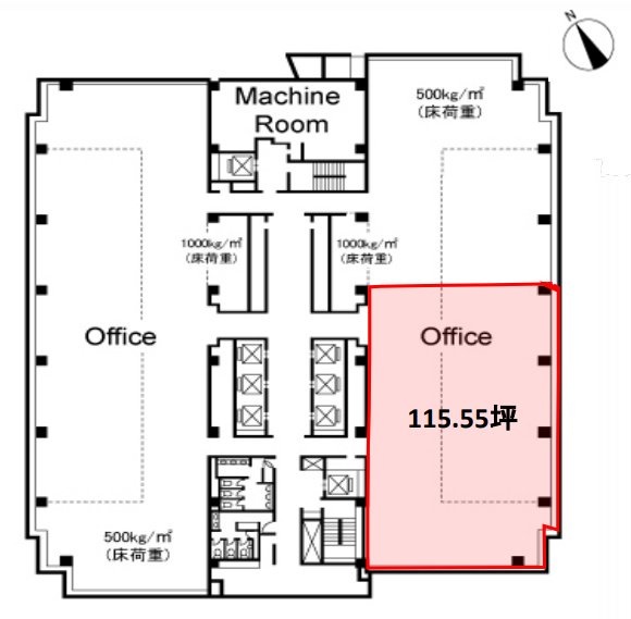 千葉ポートスクエア東 間取り図