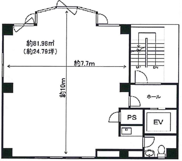 船橋NTビル4F 間取り図