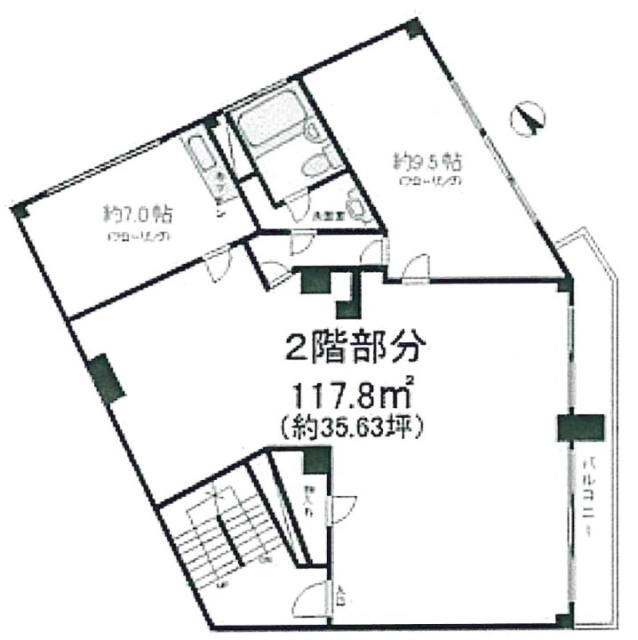 エグゼクティブアパートメント201 間取り図