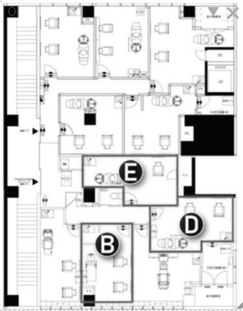THE BEAUTY ROOMビル2B 間取り図
