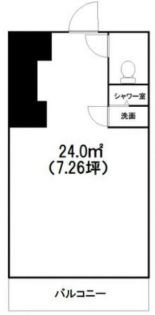 泰共フラット606 間取り図