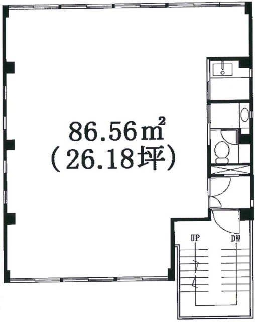 セルクル赤坂ビル2F 間取り図