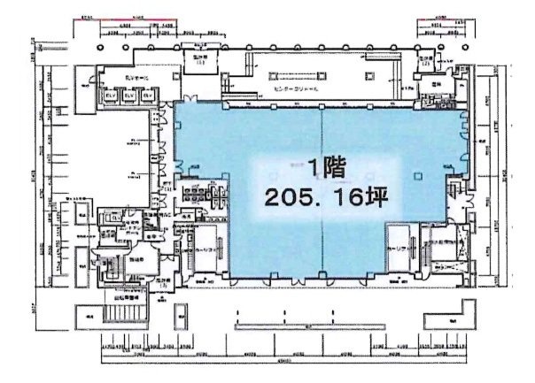 竹橋スクエアビル1F 間取り図