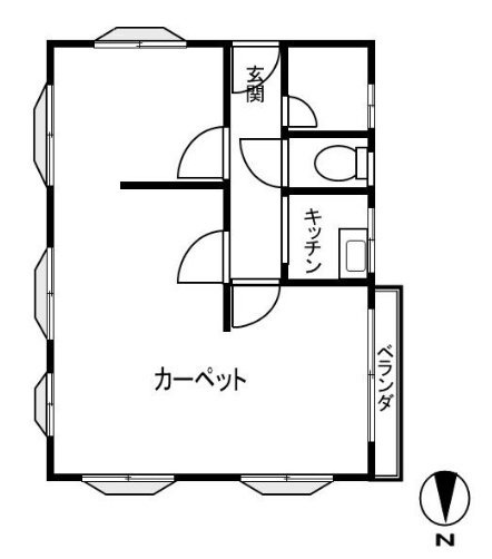 高木ビル410 間取り図
