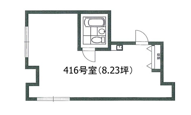 ウィン青山416 間取り図