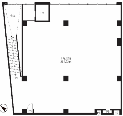 テラッツァ表参道2F 間取り図