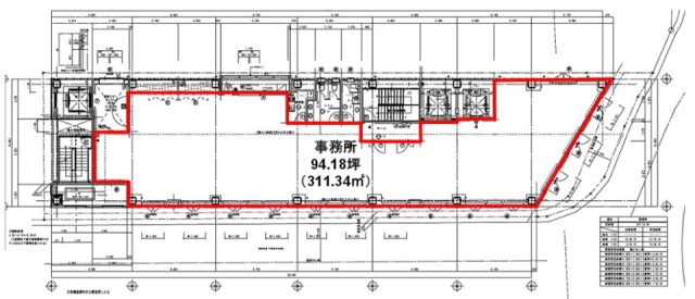 GINZA MISS PARIS7F 間取り図