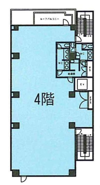 BOXRAKIBA(ボクサールアキバ)4F 間取り図
