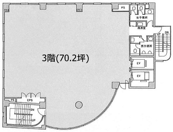 青山コンパルビル3F 間取り図