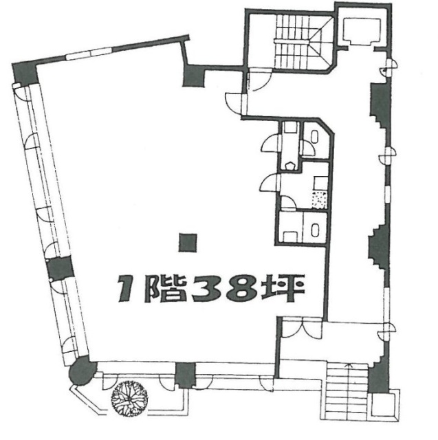 丸彦ビル1F 間取り図