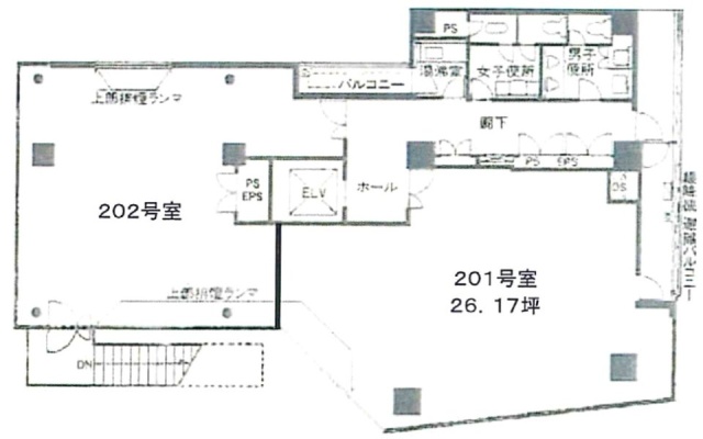 立花国際ビル201 間取り図