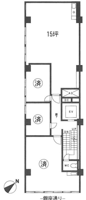 銀栄ビル10F 間取り図