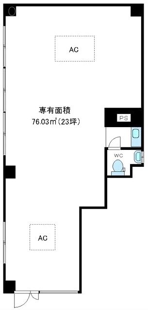 鈴直ビル1F 間取り図